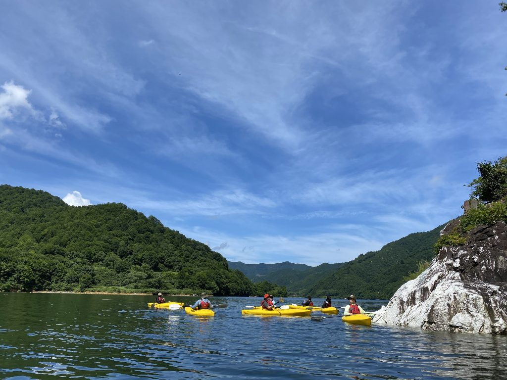 2020年銀山湖カヌー体験